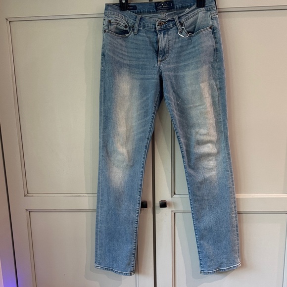 Lucky Brand Denim - Lucky Brand Blue Straight Leg Jeans Distressed Casual